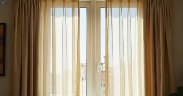 Dull dusty drapes in marsden before professional cleaning